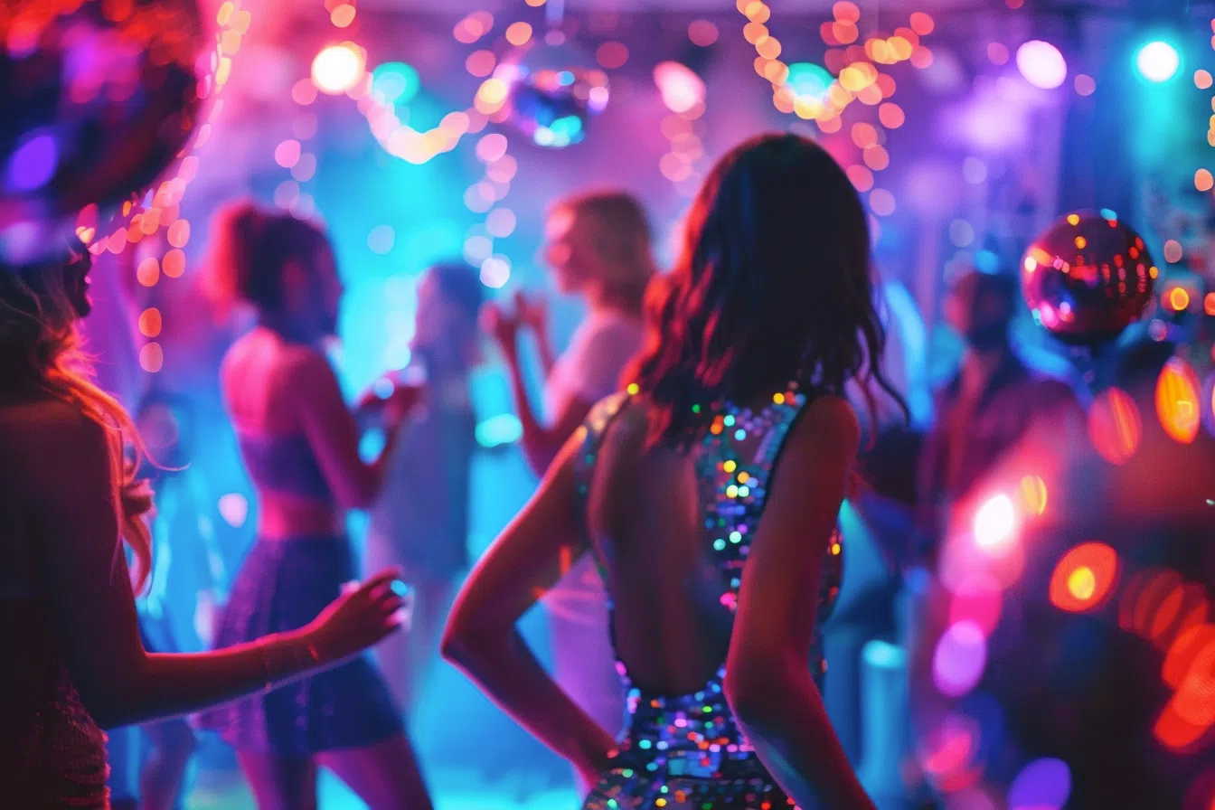 Soirée dansante lumière